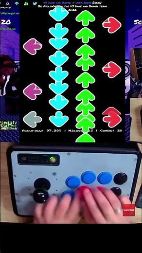 Funky Friday Unfairness GODMODE on Arcade Stick :D #fnf #roblox #funkyfriday