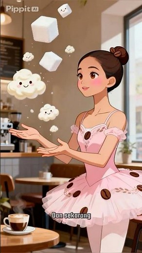 The Magical Coffee Tree ☕✨ | Ballerina Cappucina’s Cute Adventure | 2D Cartoon #animation#shorts