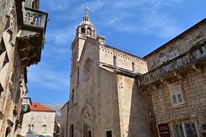 Korculanska Katedrala (Korcula Cathedral) in Korcula, Croatia
