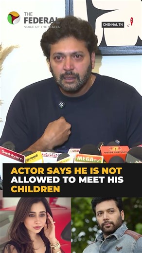 Ravi Mohan gets emotional while speaking about his children | #shorts