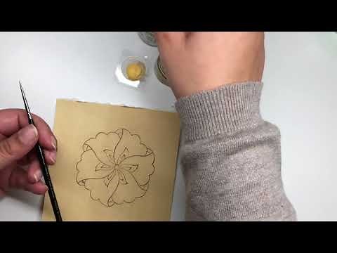 A gilding tutorial, using shell gold - with Jeea Mirza