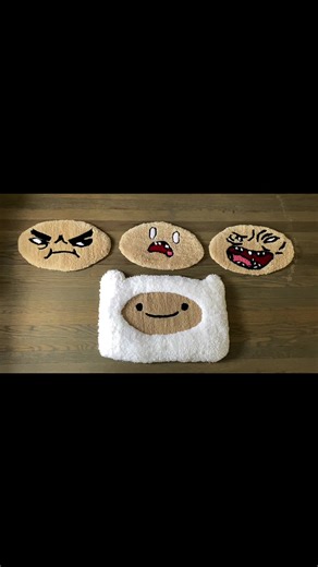 Finn the human switchable faces rugs #art #fyp #explore #fin #adventuretime