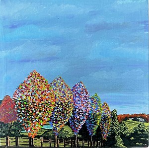 Giclee Canvas Print - “tree Line” - Etsy Australia