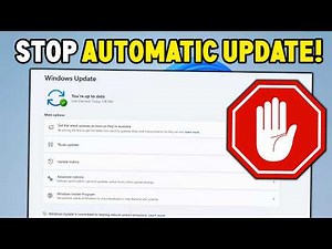How to stop automatic updates in windows 11 (easy method)