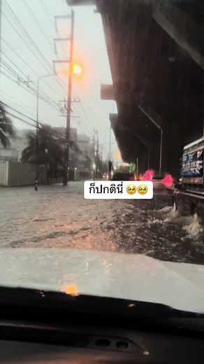 ปกติของรังสิต😥 #รังสิต #น้ำท่วม