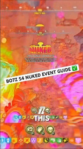 How To Complete The Nuked Event In Black Ops 7 Season 4 Zombies ☢️ #žorš | #zombies #bo7 #gaming
