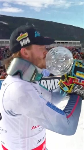 ATLE LIE MCGRATH 🇳🇴 WINS THE SLALOM CRYSTAL GLOBE 🔮 #FISAlpine #WorldCupLillehammer