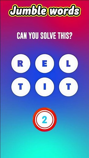 Daily Jumble Word Quiz 🔥 | Can You Unscramble This?