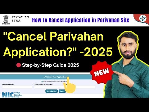 How to Cancel Parivahan Application 2025 || Application Cancel Kaise Kare #techgurusaurabh