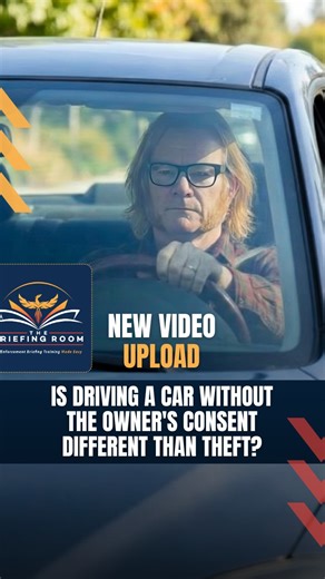 The Briefing Room on Instagram: "𝐓𝐨𝐝𝐚𝐲’𝐬 𝐔𝐩𝐥𝐨𝐚𝐝 𝐚𝐭 𝐓𝐡𝐞𝐁𝐫𝐢𝐞𝐟𝐢𝐧𝐠𝐑𝐨𝐨𝐦.𝐜𝐨𝐦:⁠ ⁠ Is Driving a Car Without the Owner's Consent Different Than Theft? - New on 1/6/26⁠ ⁠ ⁠ 👉 You have probable cause to arrest a driver in a stolen car—but is the case a theft, or post-theft driving? A California Court of Appeal decision offers clarity on how that determination should be made.⁠ ⁠ ⁠ ⁠ ⁠ www.TheBriefingRoom.com⁠ ⁠ ⁠ 𝐀𝐭𝐭𝐨𝐫𝐧𝐞𝐲-𝐀𝐩𝐩𝐫𝐨𝐯𝐞𝐝 𝐓𝐫𝐚𝐢𝐧𝐢𝐧𝐠 𝐒𝐞𝐬𝐬𝐢�