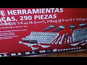 revisión caja de herramientas Husky con 290 piezas