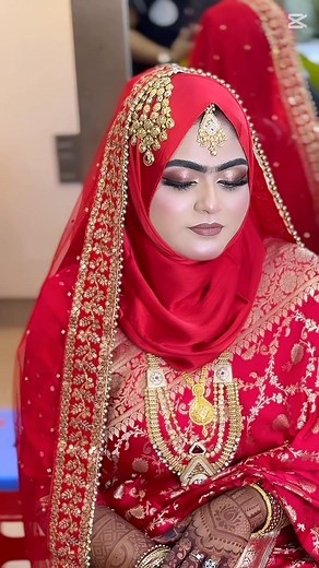 1.1K views · 15 reactions | Hijabi bride | Red Queen beauty parlour | Facebook