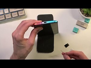 How to Insert SIM Card to NUBIA RED MAGIC 5S - SD Card Install...