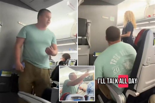 Crazed American Airlines passenger calls himself ‘the realest person on the East Coast,’ has epic meltdown he blames on crew member with ‘beautiful eyes’