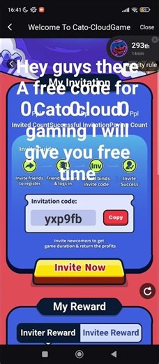 free code for cato cloud gaming enjoy free time
