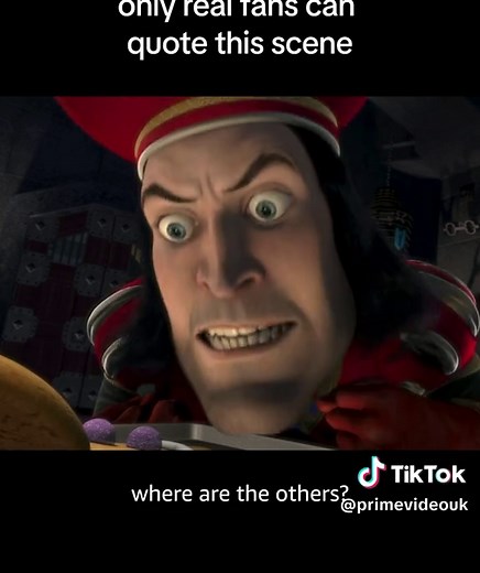 NOT THE GUMDROP BUTTONS 😭 #shrek #lordfarquaad #gingerbreadman #johnlithgow #conradvernon #animation #primevideo