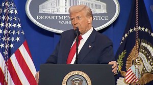 86K views · 2.3K reactions | President Trump delivered a campaign-style speech at the Justice Department on Friday to lay out his vision for the department, in which he vowed a tougher "law and order" approach. Critics warn the shake-up threatens the department’s independence. https://cbsn.ws/41BitIe | CBS Evening News | Facebook