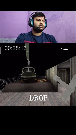 Record Breaking Fastest Helicopter Escape Ever #gaming #granny #horrorgames