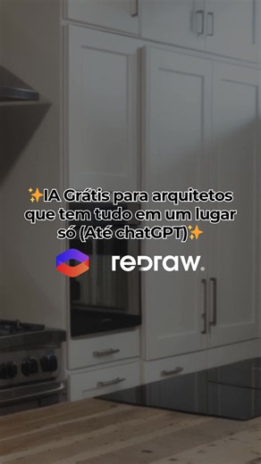 Faça renders realistas em menos de 30s com IA. Uma ferramenta inovadora que transforma a forma com que você faz projetos através da IA. Clique em Saiba mais. | Redraw