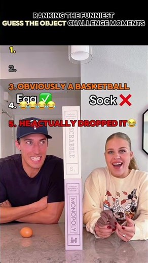 Ranking the funniest guess the object challenge moments #shorts