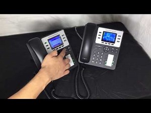 Grandstream GXP 2130 basic usage tutorial Episode 001