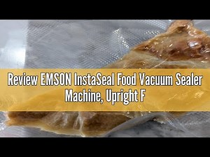 Review EMSON InstaSeal Food Vacuum Sealer Machine, Upright Food Sealer Vacuum Sealer Machine Allows