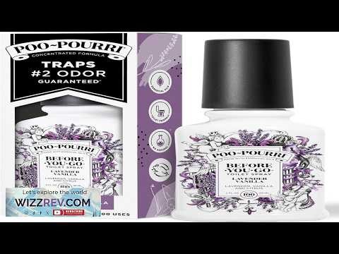 Poo Pourri Before You Go Toilet Spray Lavender Vanilla 2 Fl Oz Up to 100