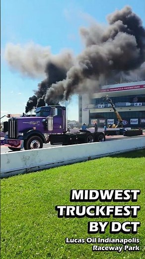 Semi Truck Drag Racing at Midwest Truck Fest by DCT#midwesttruckfestbydct #SemiDragRacing