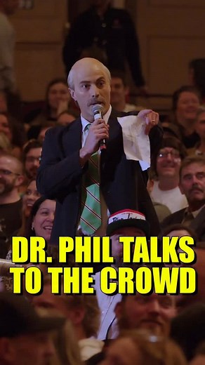 Dr. Phil goes wild in Cleveland crowd🤣 NEW EPISODE drops TODAY at 3p ET🔥 #standupcomedy #adamray #crowdwork #drphil #comedy | Adam Ray