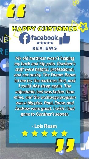 💙 “I wish I had gone to Gardner’s sooner!”