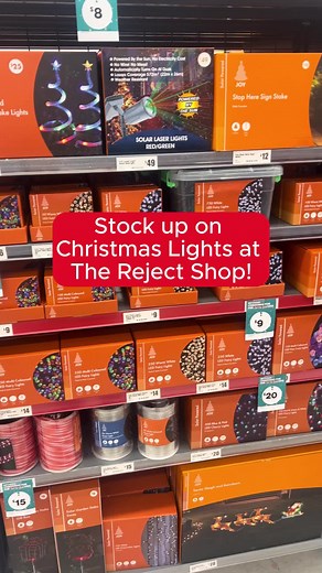 Low Voltage Christmas Lights at The Reject Shop
