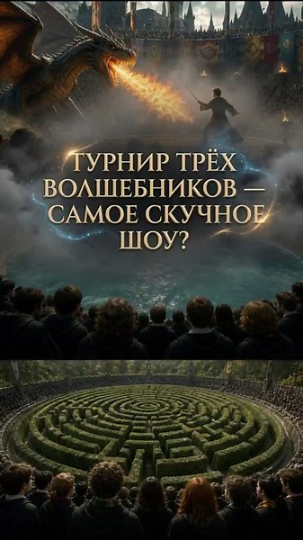 Турнир Трёх Волшебников — шоу, где НИЧЕГО НЕ ПОКАЗЫВАЮТ #гаррипоттер #harrypotter #кино