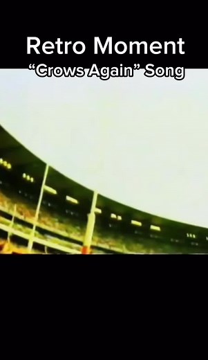 Retro Moment 🎶 The “Crows Again” song played after the Adelaide Crows won back to back premierships in 97’ & 98’ against St Kilda & North Melbourne. The song highlights what a time it was for South Australian football and how all the experts that said the crows would lose the 1998 grand final were proved wrong. What a banger 💙💛❤️ #adelaidecrows #backtoback #afl #weflyasone #southaustralia #mcg #aflgrandfinal #foxfooty #adelaide #viral #fyp @Adelaide Crows