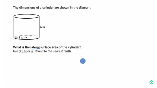 Surface area of cylinders formula