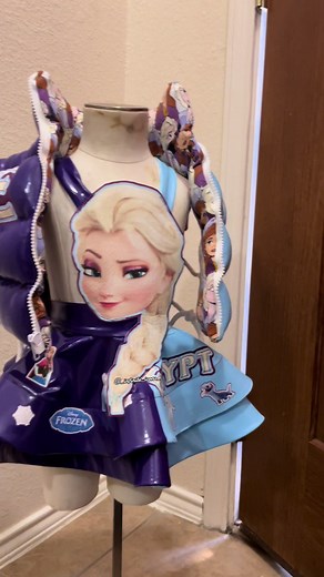 Elsa Frozen Puffer Vest Set - Stylish Winter Wear for Kids