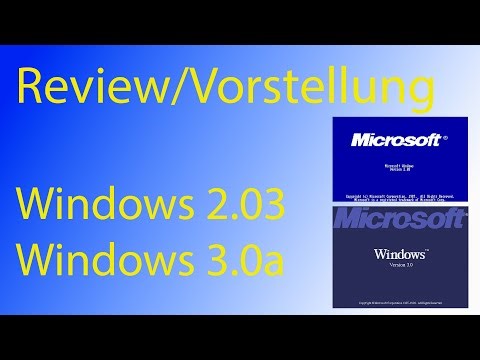 Review/Vorstellung Windows 2.03 und 3.0a | Atze1005 [Deutsch]