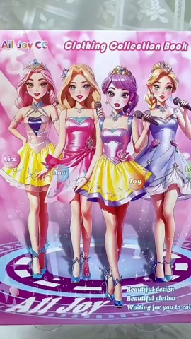Magnetic Dress Up Dolls, Dress Up Paper Dolls for Girls Ages 3+, Pretty Princess Game Paper Dolls Dress Up Toys Set Creating Imaginative Birthday Gifts (Collector Book -Paper Doll not Included)