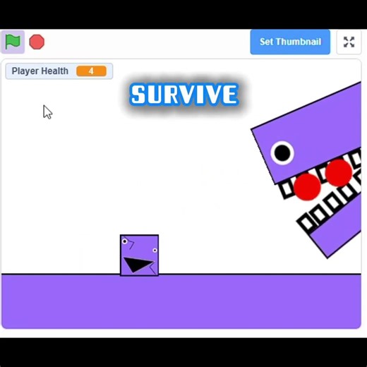 Survive the WORM #games #gamingvideos #coding #scratchcoding #scratch #gamemaking #gaming