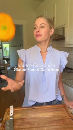 EASY MANGO CORN SALSA 🥭🌽 We are currently in the middle of a heat wave right now so all I’ve been craving is light and refreshing dishes like this mango corn salsa! It’s great for summer parties, beach days, and you can serve it as an appetizer or side dish. ☺️ The full recipe is on my blog, freshwaterpeaches.com - link is in my profile. xo #m#mangocornsalsam#mangosalsam#mangoseasone#easyappetizerse#easyrecipeh#heatwaves#summerfoods#summerrecipesd#dairyfree
