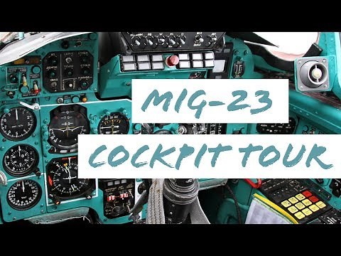 MIG-23 Cockpit , Checking all instruments and switches