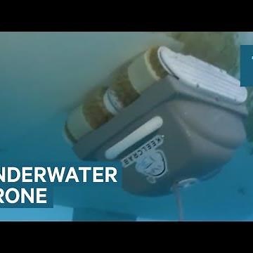 Underwater Drone Cleans Your Boat
