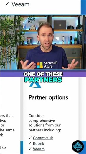 Azure Local Backup Solutions: Commvault, Rubrik & Veeam - Easy Disaster Recovery! #shorts