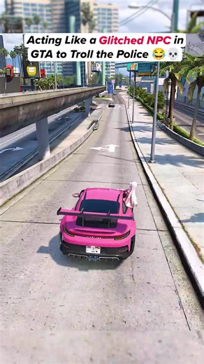 Trolling Cops as a Fake NPC in GTA 5 💀😂 #gta5clips #gta5moments | trolling as npc gta