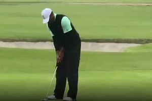 The best Tiger Woods highlight from the Genesis Open arrives late, but better than never