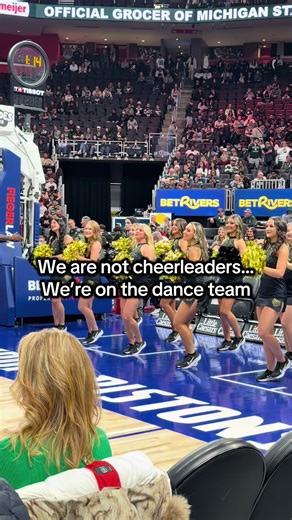 We’re on the dance team…but we love to cheer on our basketball team! 🐻🏀 #oaklandathletics #blackandgold #danceteam #dancer #basketball