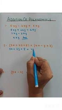Addition of Polynomials | Easy Tricks with Examples | Class 6–8 Maths