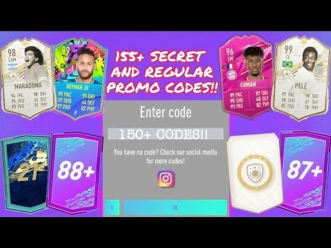 ALL *SECRET CODES* AND *PROMO CODES* || *150* + CODES || PACK OPENER FOR FUT 21 (Part 2)