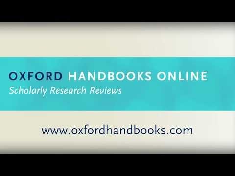 How to Use Oxford Handbooks Online