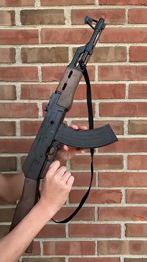 Collectible Diecast Cap Gun Rifle: AK-47 Style