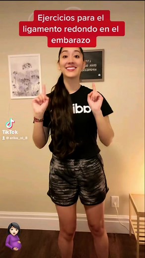 2M views · 49K reactions | Ejercicios para el ligamento redondo en el embarazo #embarazo #pregnacy #ejercicios #estiramientos #uterosano #ligamentoredondo #physiotherapy | LTF Erika Olguin | Facebook